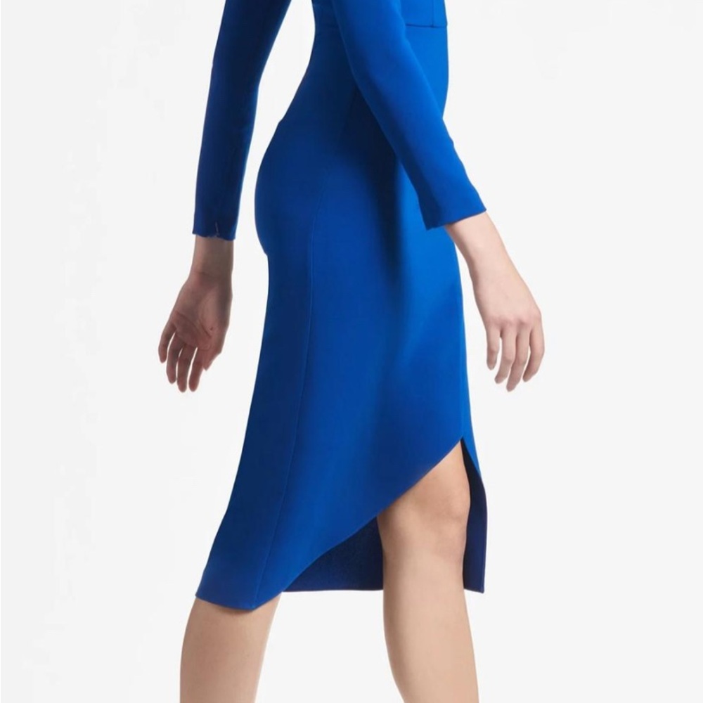 NWT [Sachin and Babi] Patrizia Bateau Neck Midi Dress in Cobalt Blue Women’s 8 - Picture 5 of 15